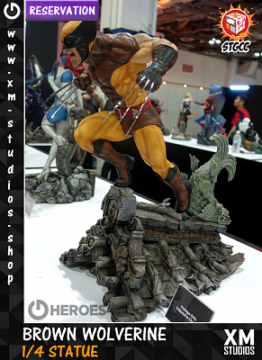 XM Studios Wolverine (Brown) 1/4 Premium Collectibles Statue Res